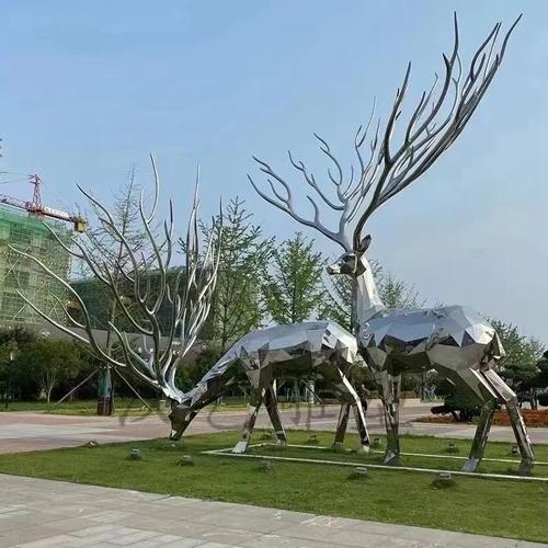 MD-03 Metal deer statue